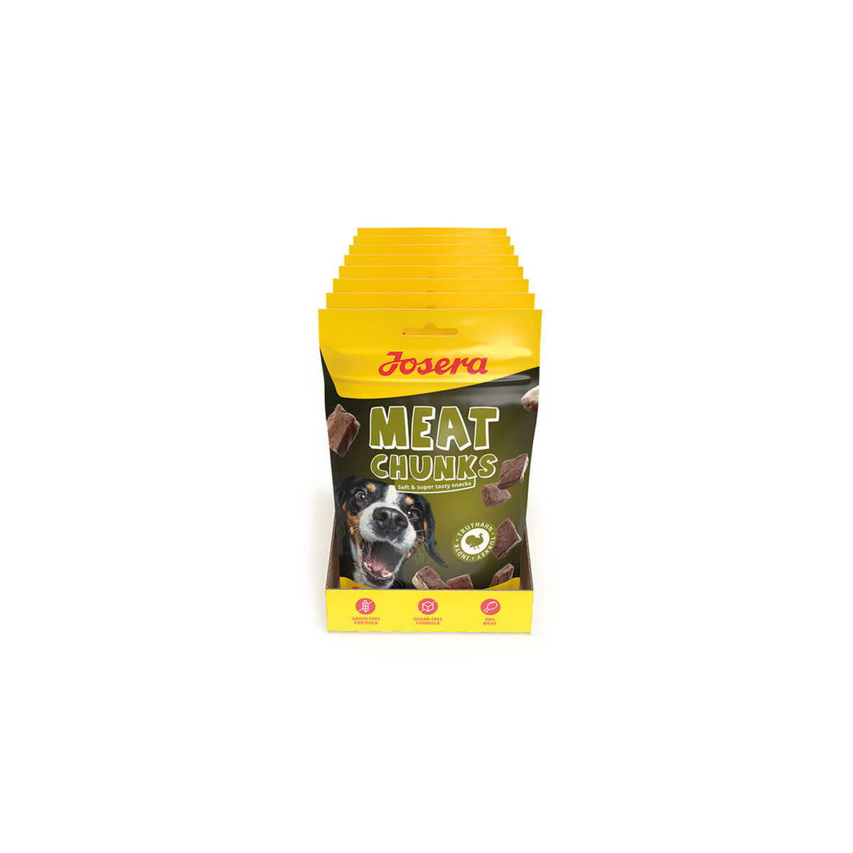 Dog Snack Josera Meat Chunks 70 g Turkey